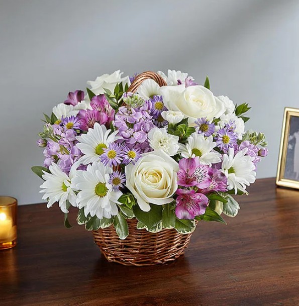 WHITE LAVENDER BASKET. L$69.99. M$59.99. S$49.99